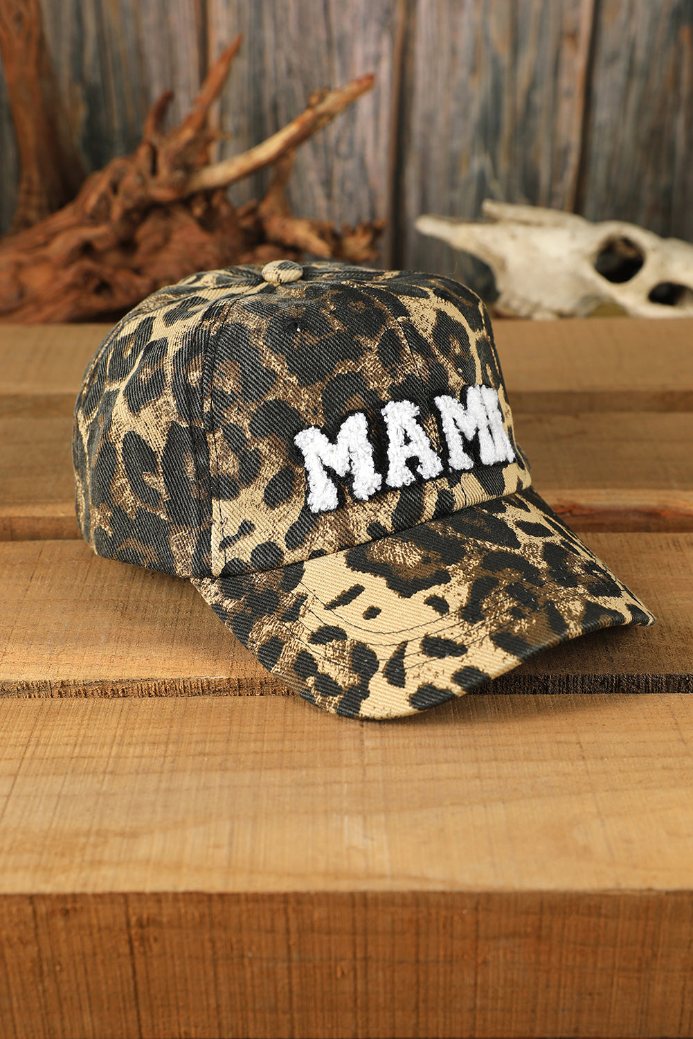 Leopard MAMA Embroidered Leopard Baseball Cap - The Red Leopard Boutique 