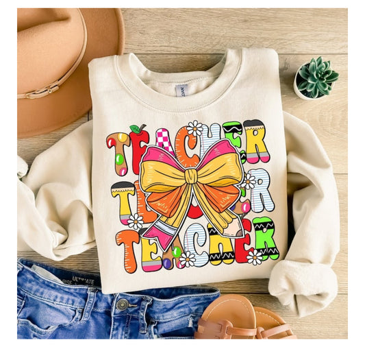 Cutesy Teacher Tee