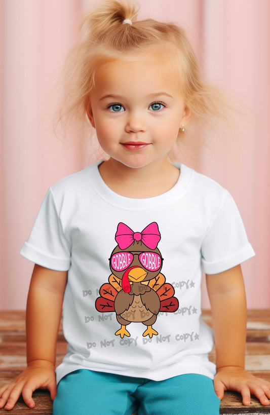 Girls turkey tee