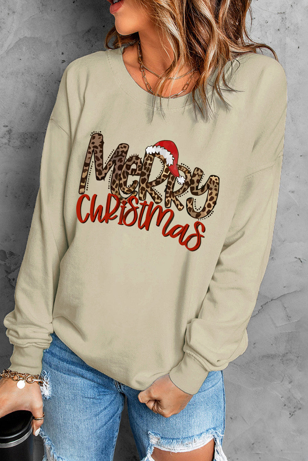 MERRY CHRISTMAS Graphic Sweatshirt