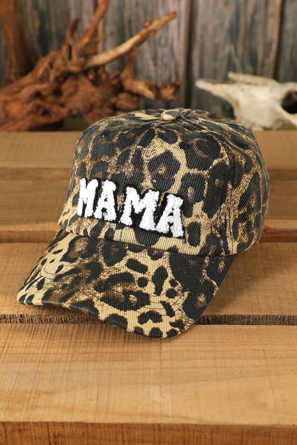 Leopard MAMA Embroidered Leopard Baseball Cap - The Red Leopard Boutique 