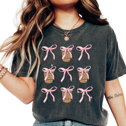 Coffee and Bows Tee