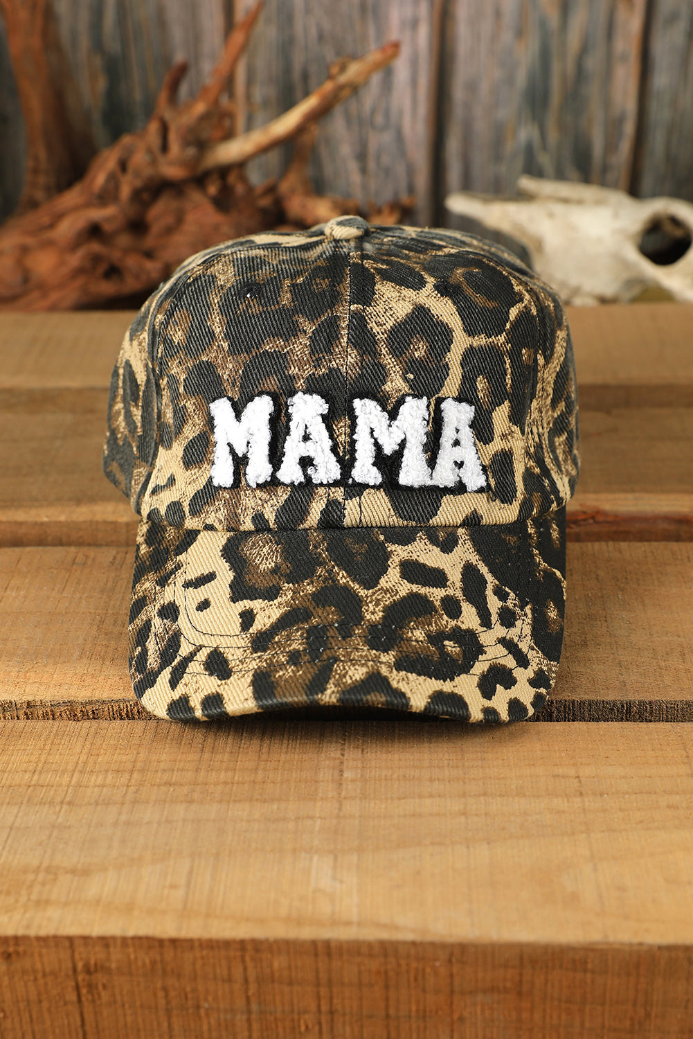 Leopard MAMA Embroidered Leopard Baseball Cap - The Red Leopard Boutique 