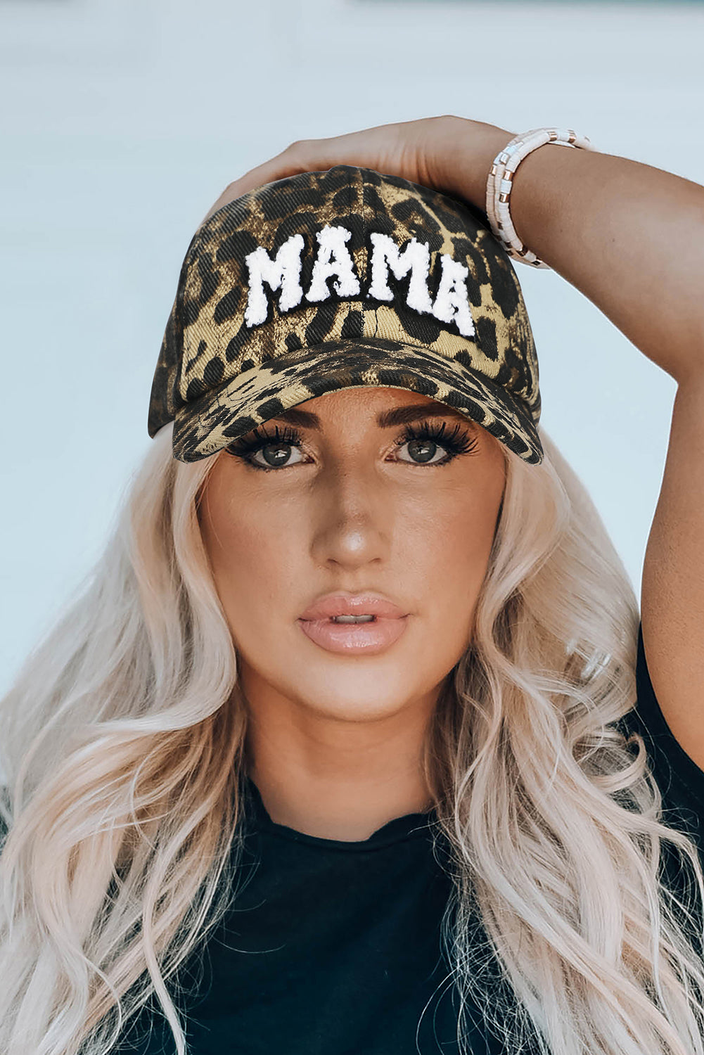 Leopard MAMA Embroidered Leopard Baseball Cap - The Red Leopard Boutique 