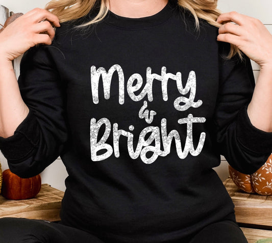 Merry & Bright Sparkling Tee