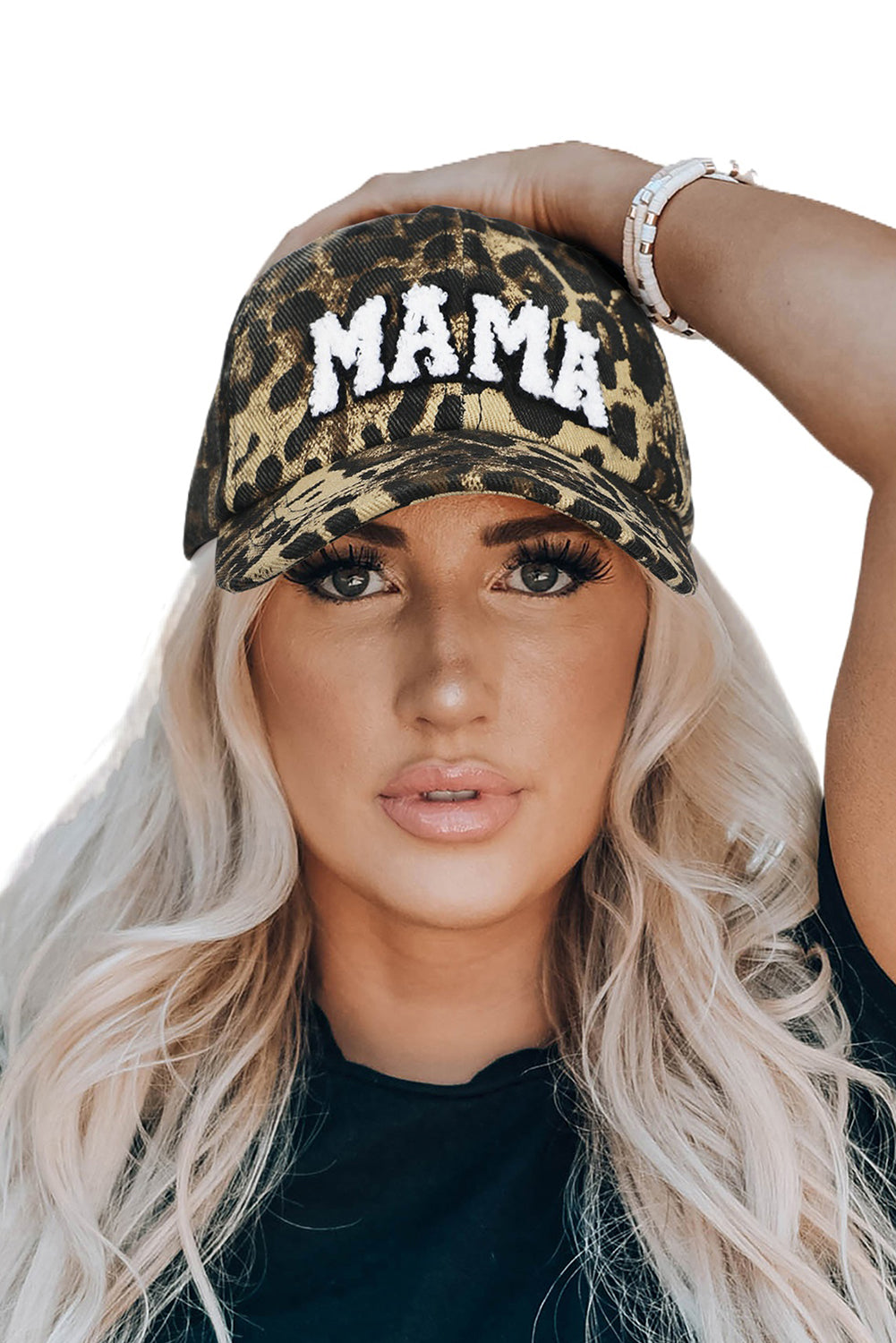 Leopard MAMA Embroidered Leopard Baseball Cap - The Red Leopard Boutique 