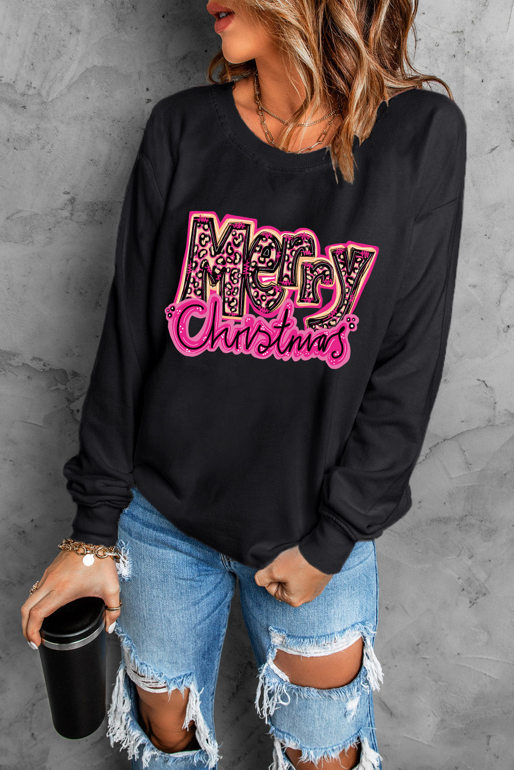 MERRY CHRISTMAS Long Sleeve Sweatshirt