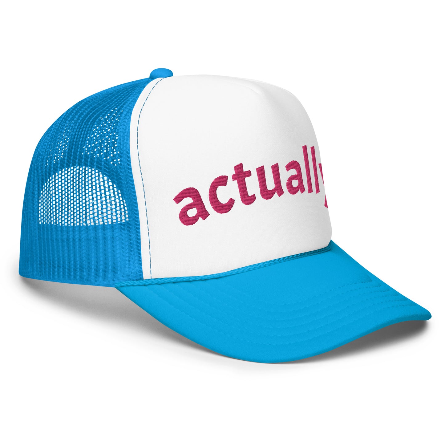 actually. Trucker hat - The Red Leopard Boutique 