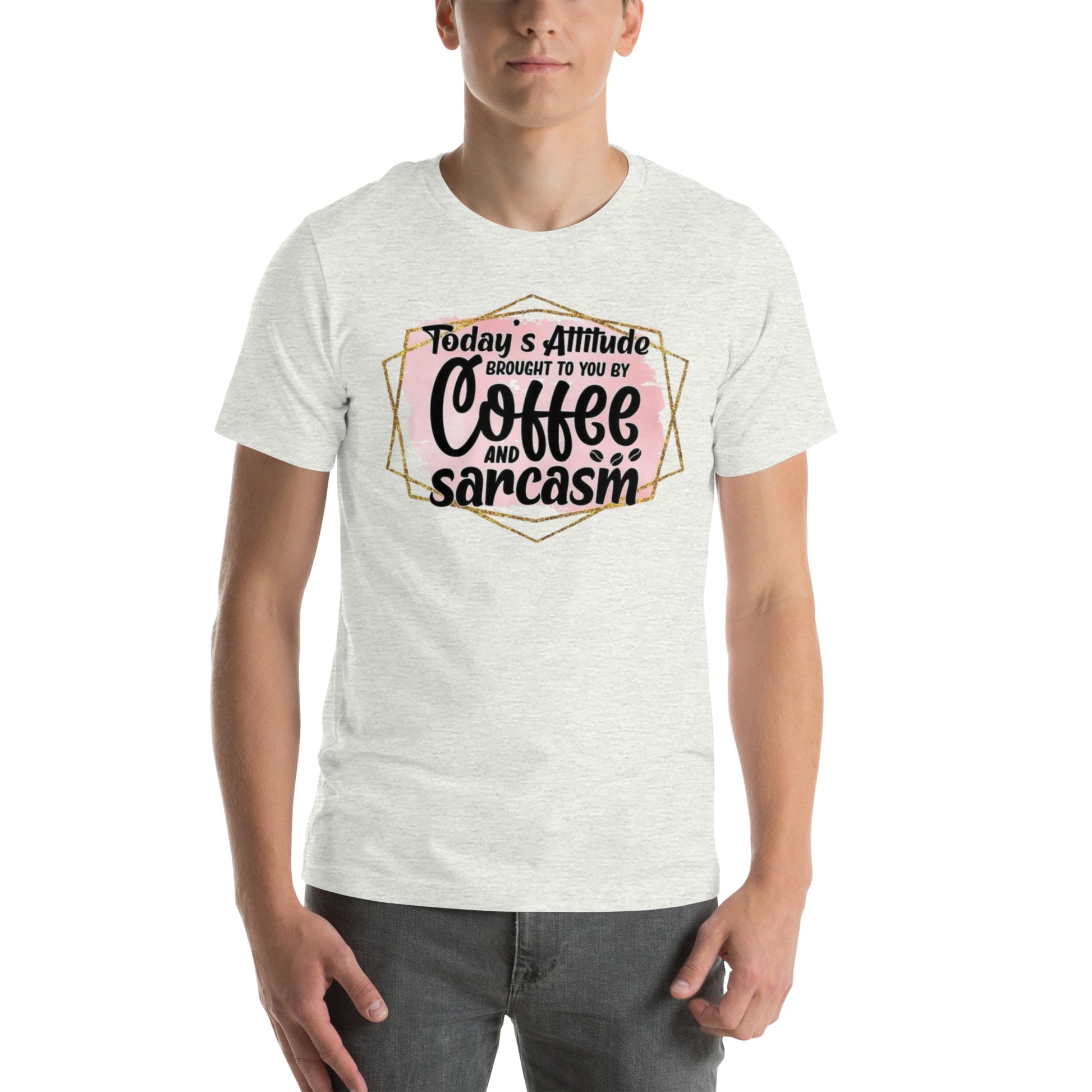 Coffee and Sarcasm Unisex t-shirt - The Red Leopard Boutique 