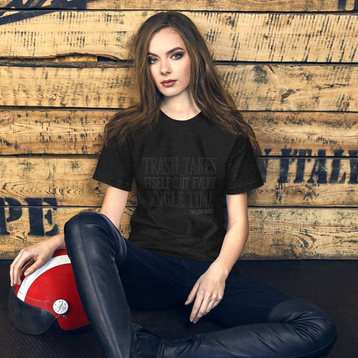 Trash Takes itself Out Unisex t-shirt - The Red Leopard Boutique 