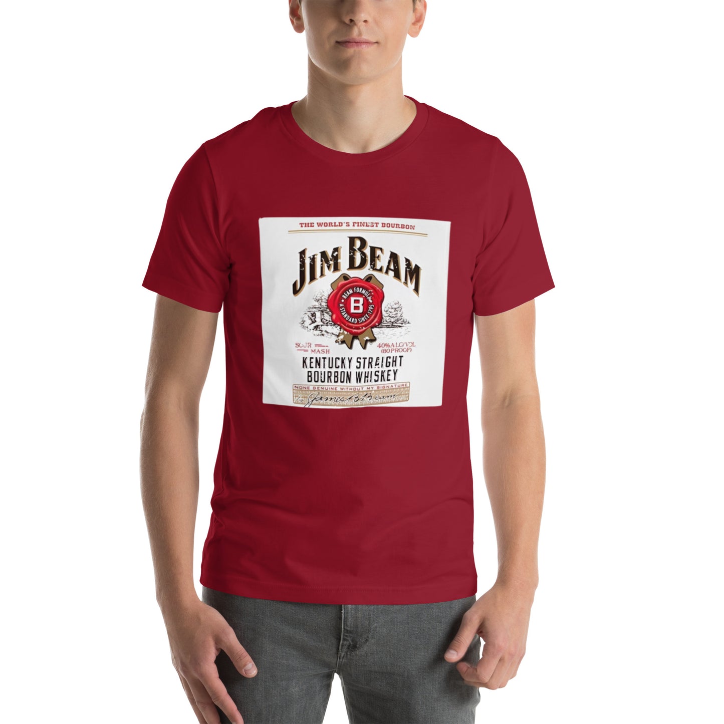 Jim Beam Unisex t-shirt - The Red Leopard Boutique 