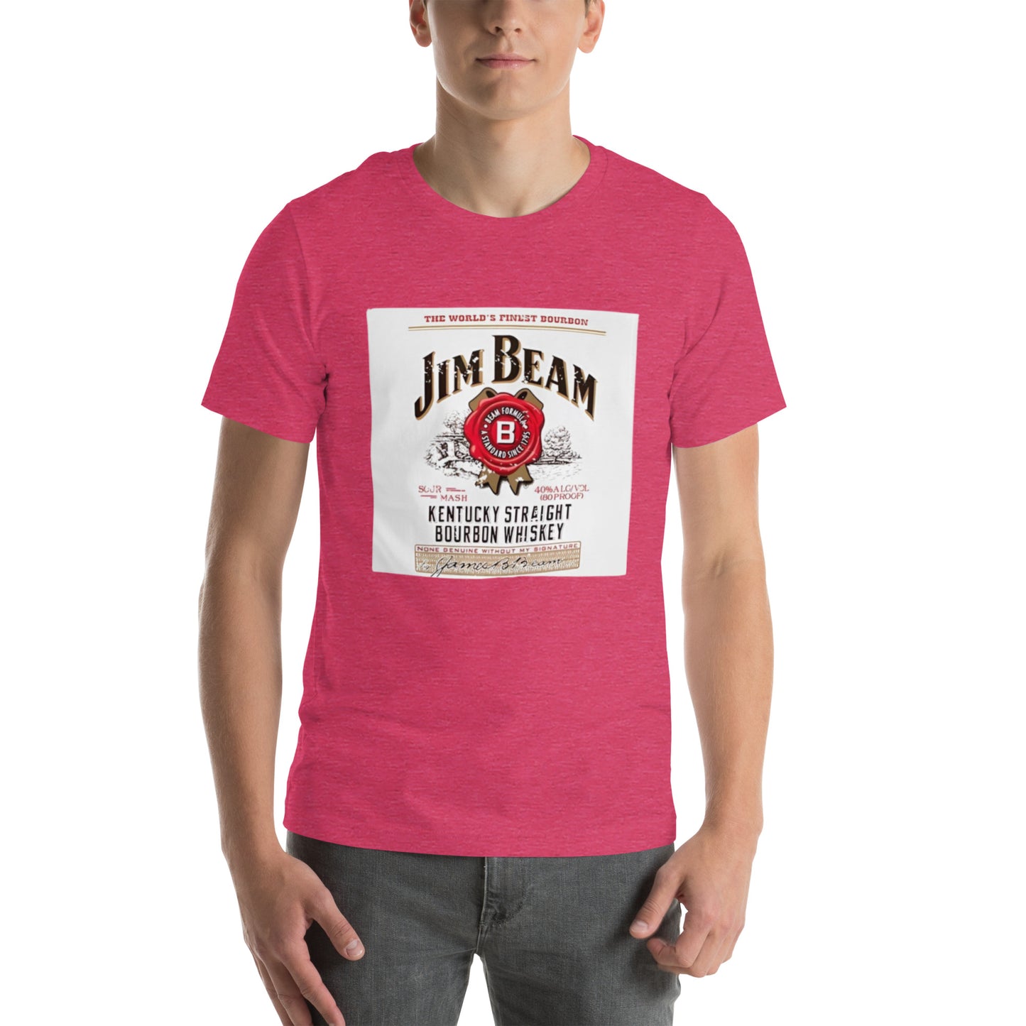 Jim Beam Unisex t-shirt - The Red Leopard Boutique 