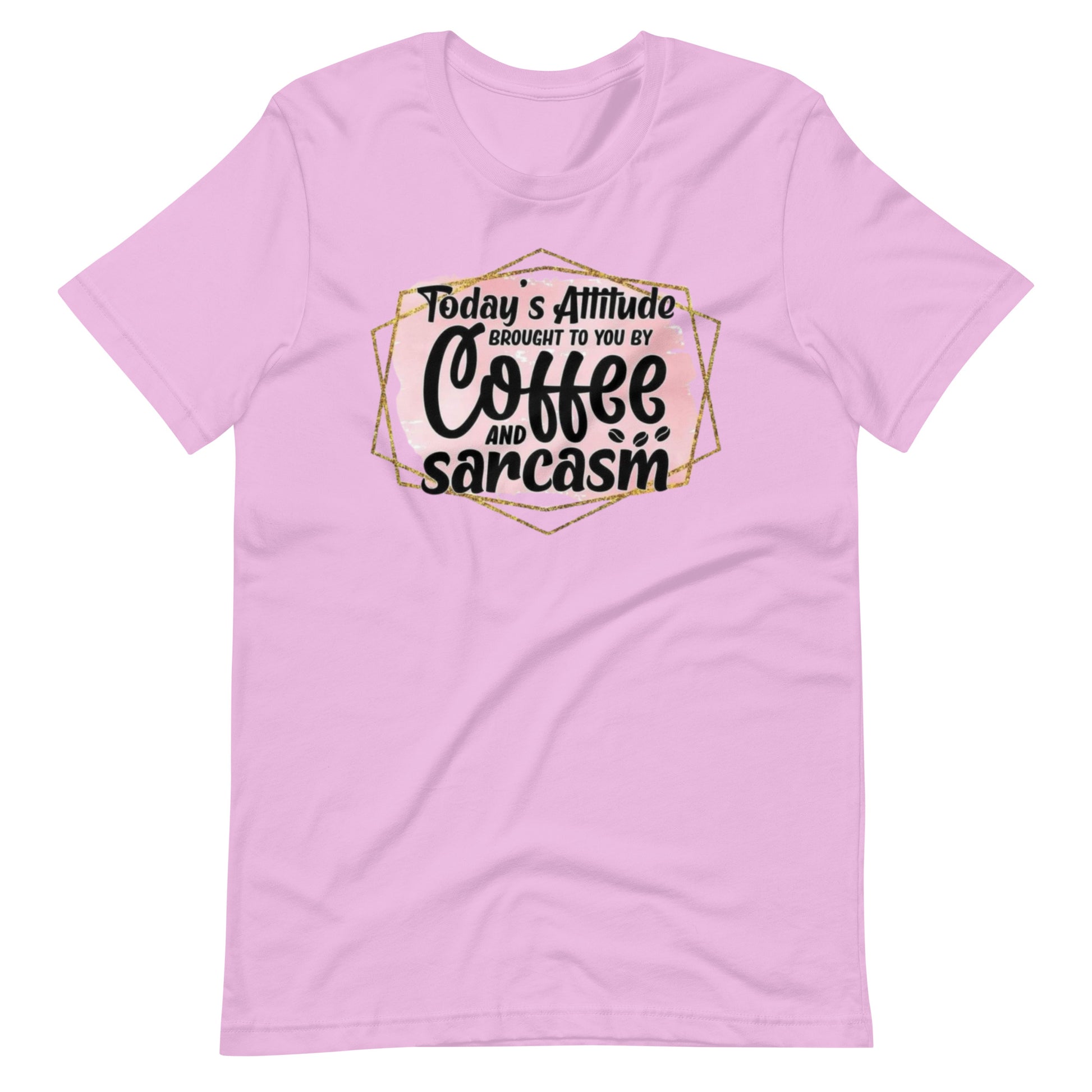 Coffee and Sarcasm Unisex t-shirt - The Red Leopard Boutique 