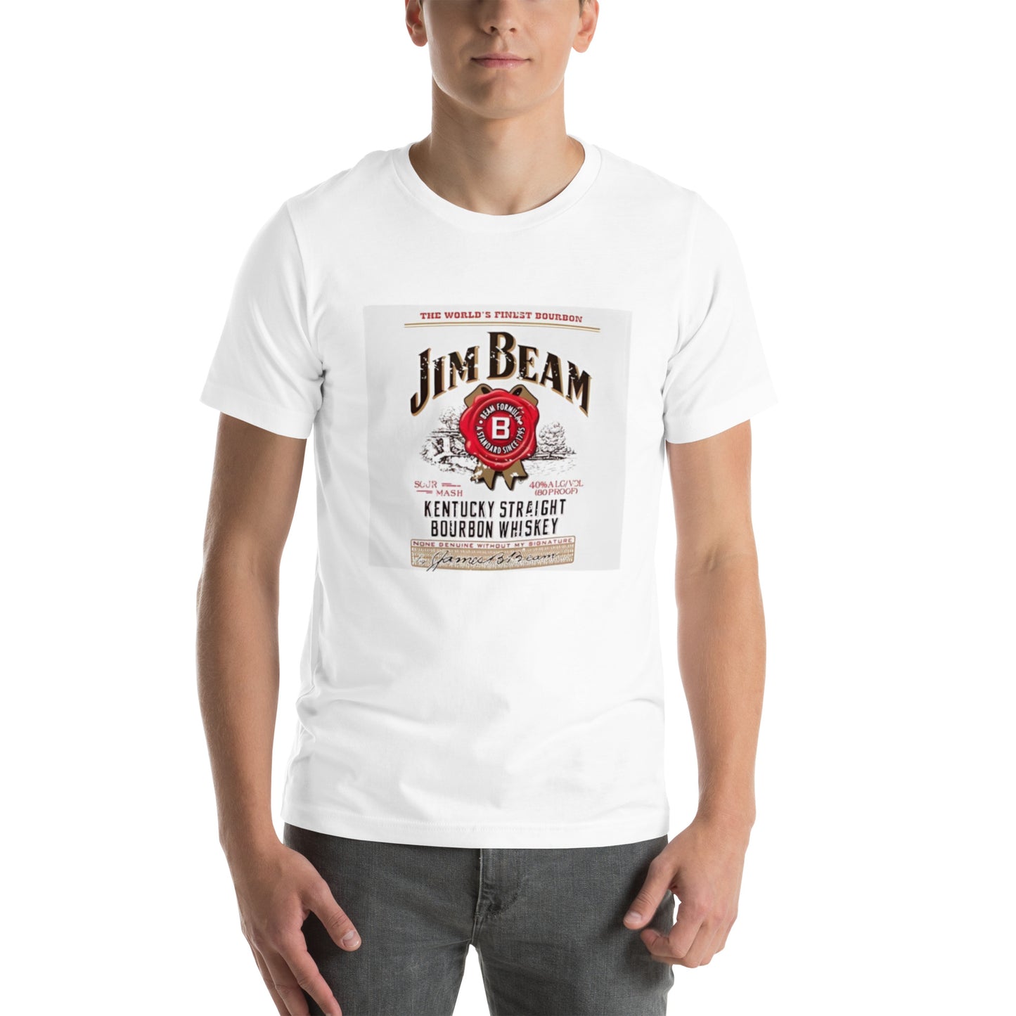 Jim Beam Unisex t-shirt - The Red Leopard Boutique 