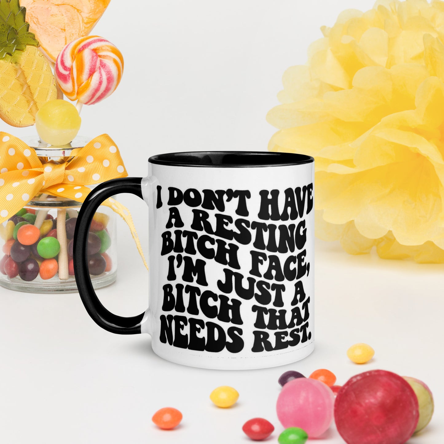 Mug with Color Inside - The Red Leopard Boutique 