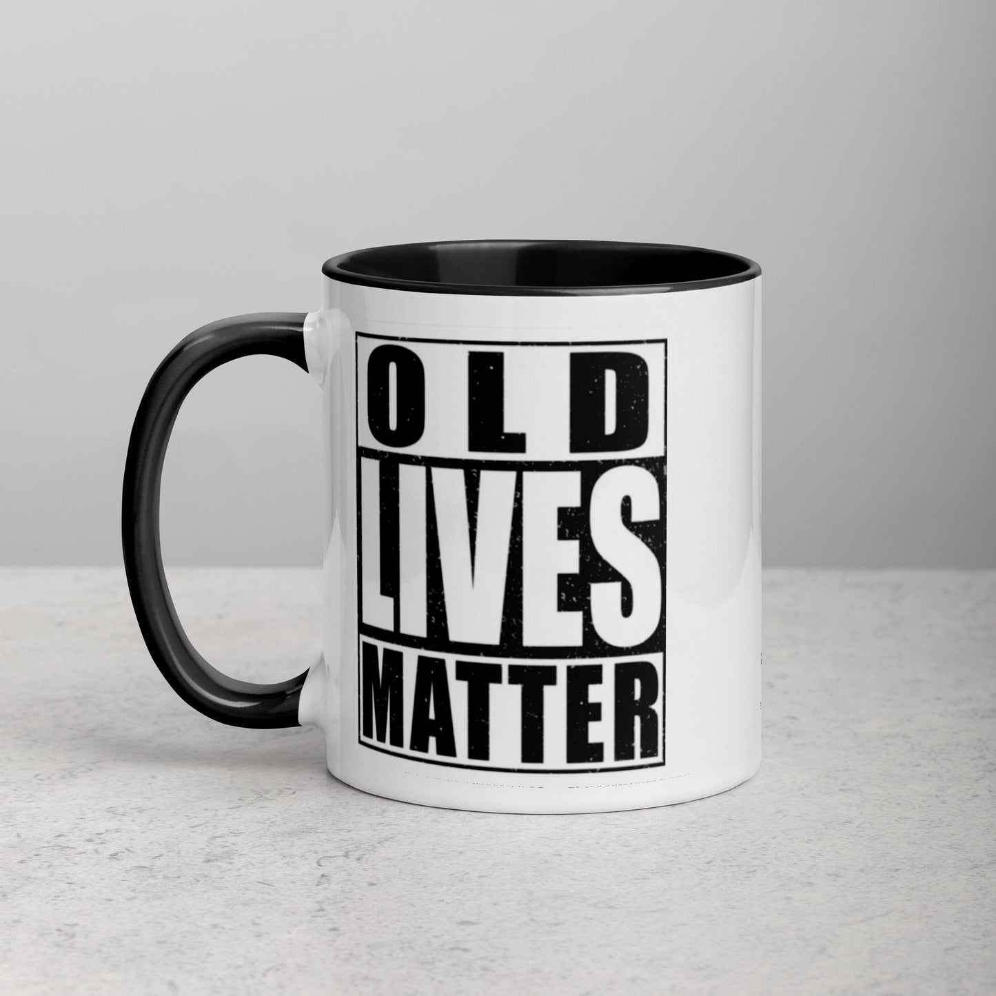 Old Lives Matter Mug with Color Inside - The Red Leopard Boutique 