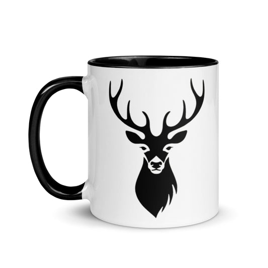 Buck Mug with Color Inside - The Red Leopard Boutique 