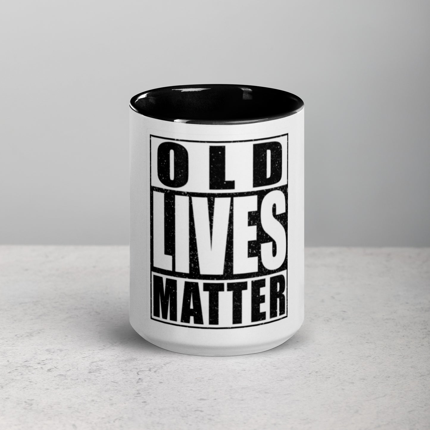 Old Lives Matter Mug with Color Inside - The Red Leopard Boutique 