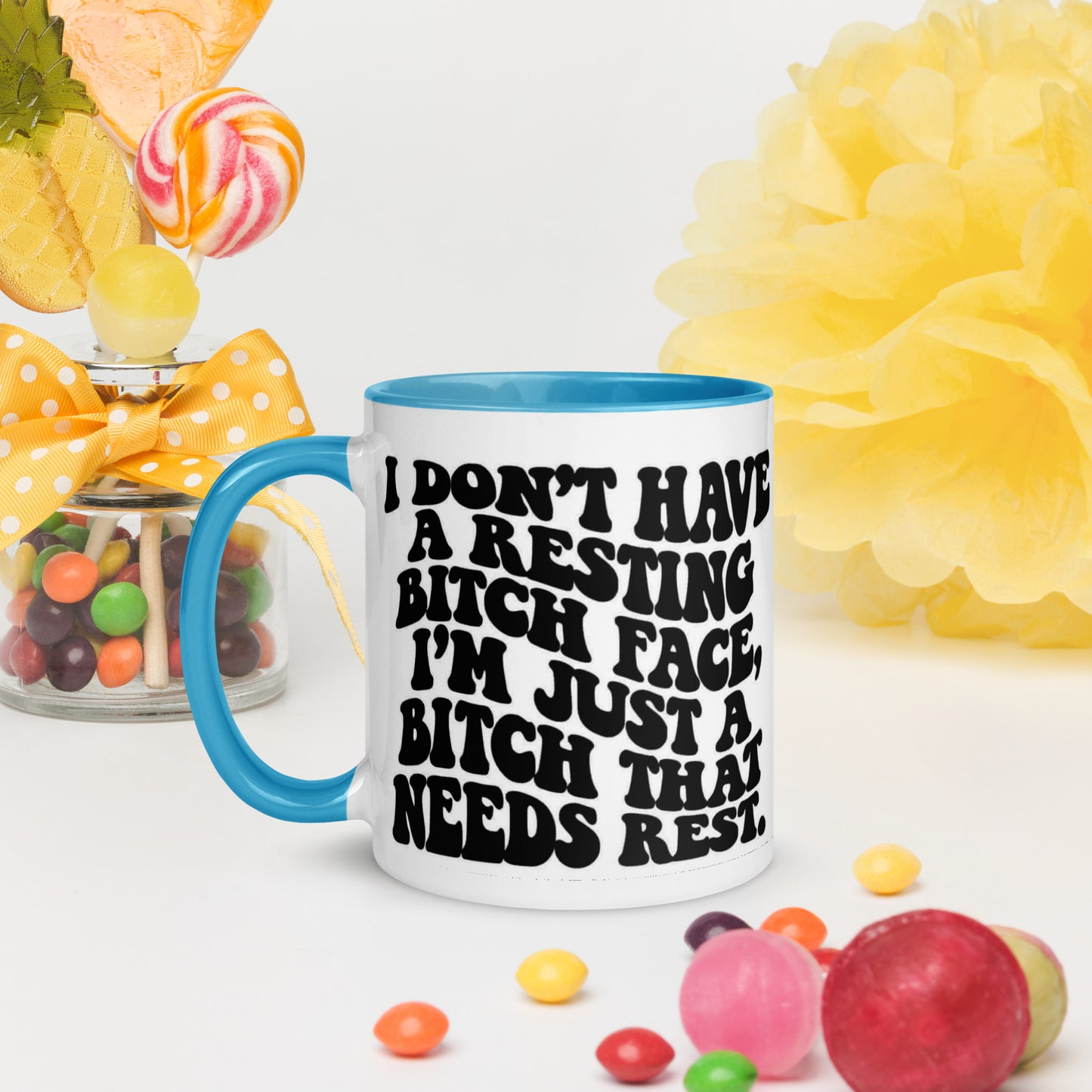 Mug with Color Inside - The Red Leopard Boutique 