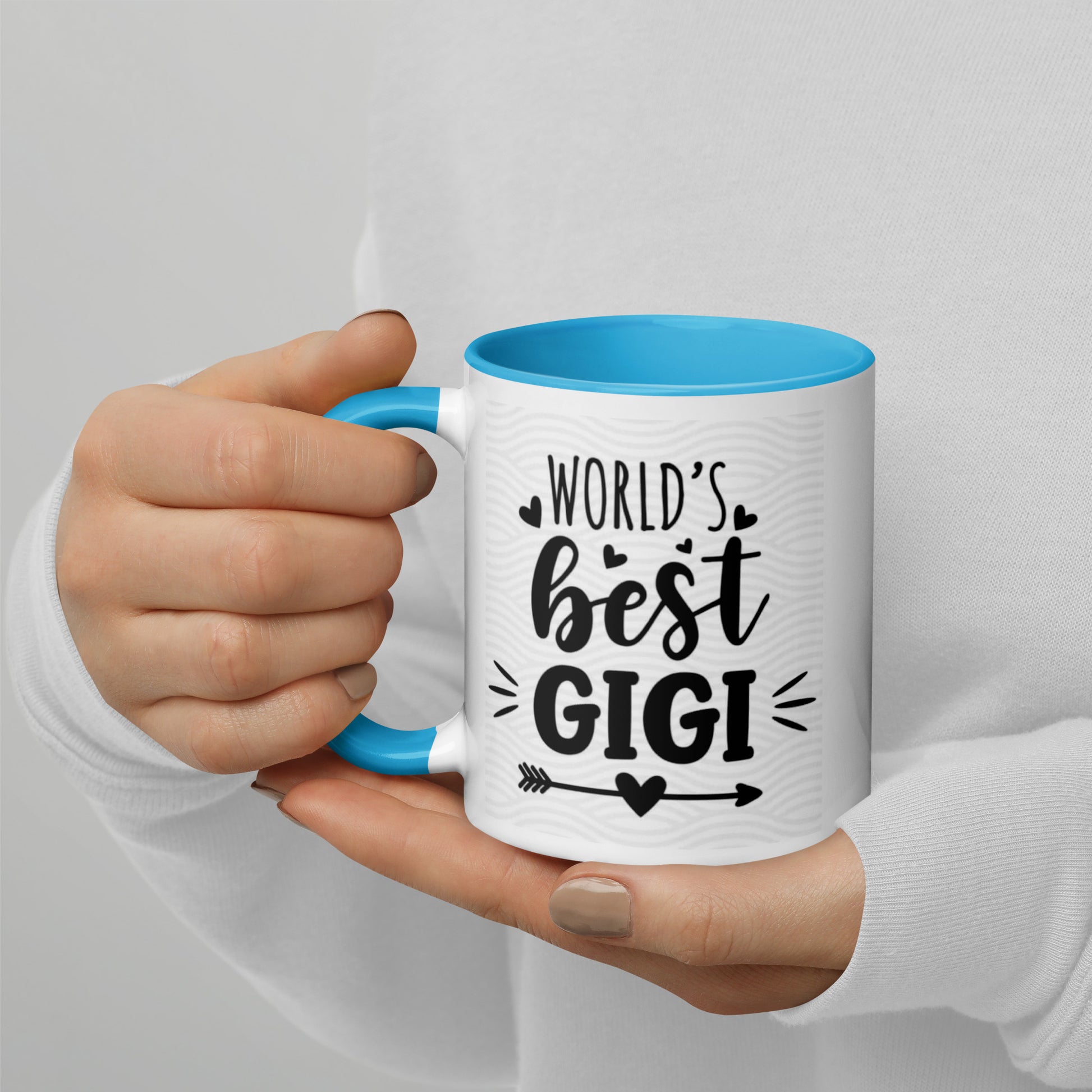 Worlds Best Gigi Mug with Color Inside - The Red Leopard Boutique 