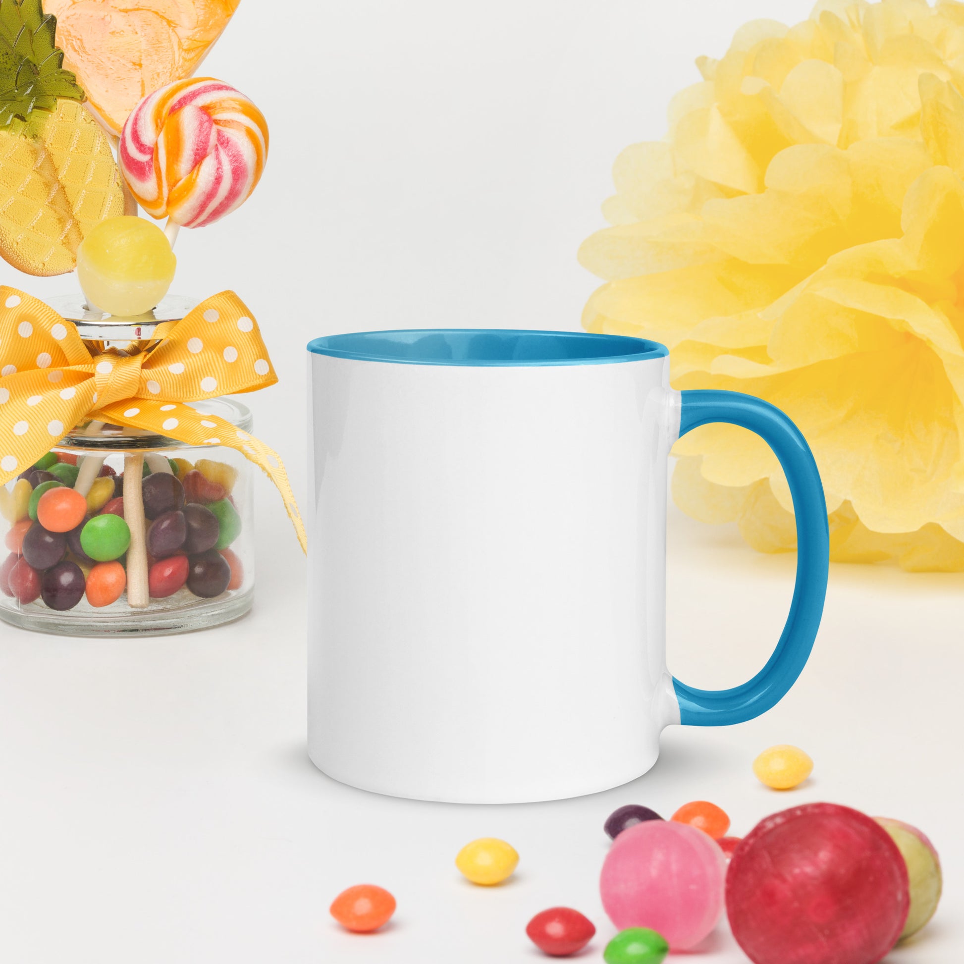 Mug with Color Inside - The Red Leopard Boutique 