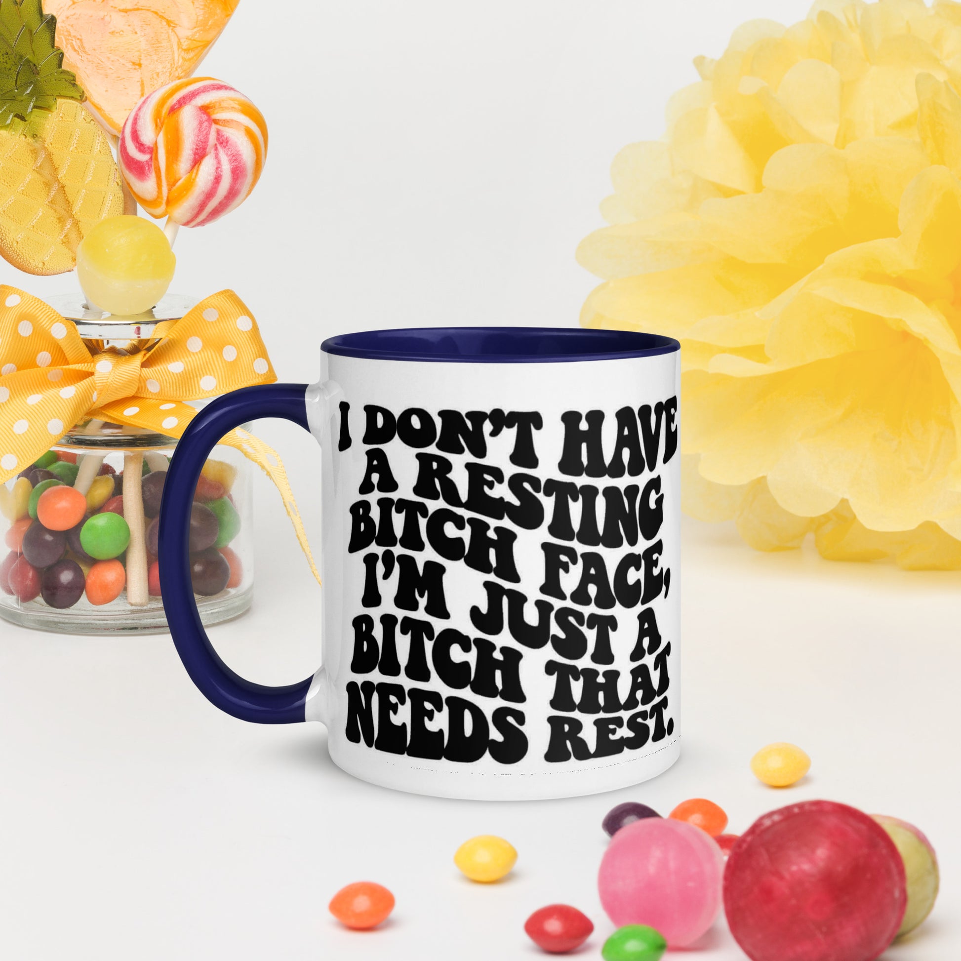 Mug with Color Inside - The Red Leopard Boutique 