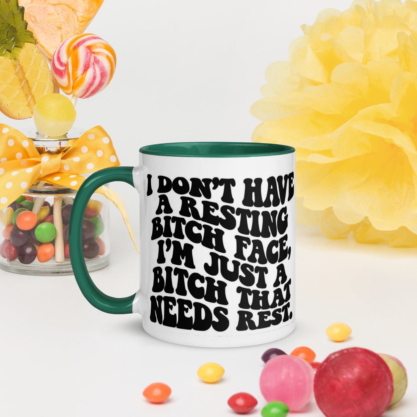 Mug with Color Inside - The Red Leopard Boutique 