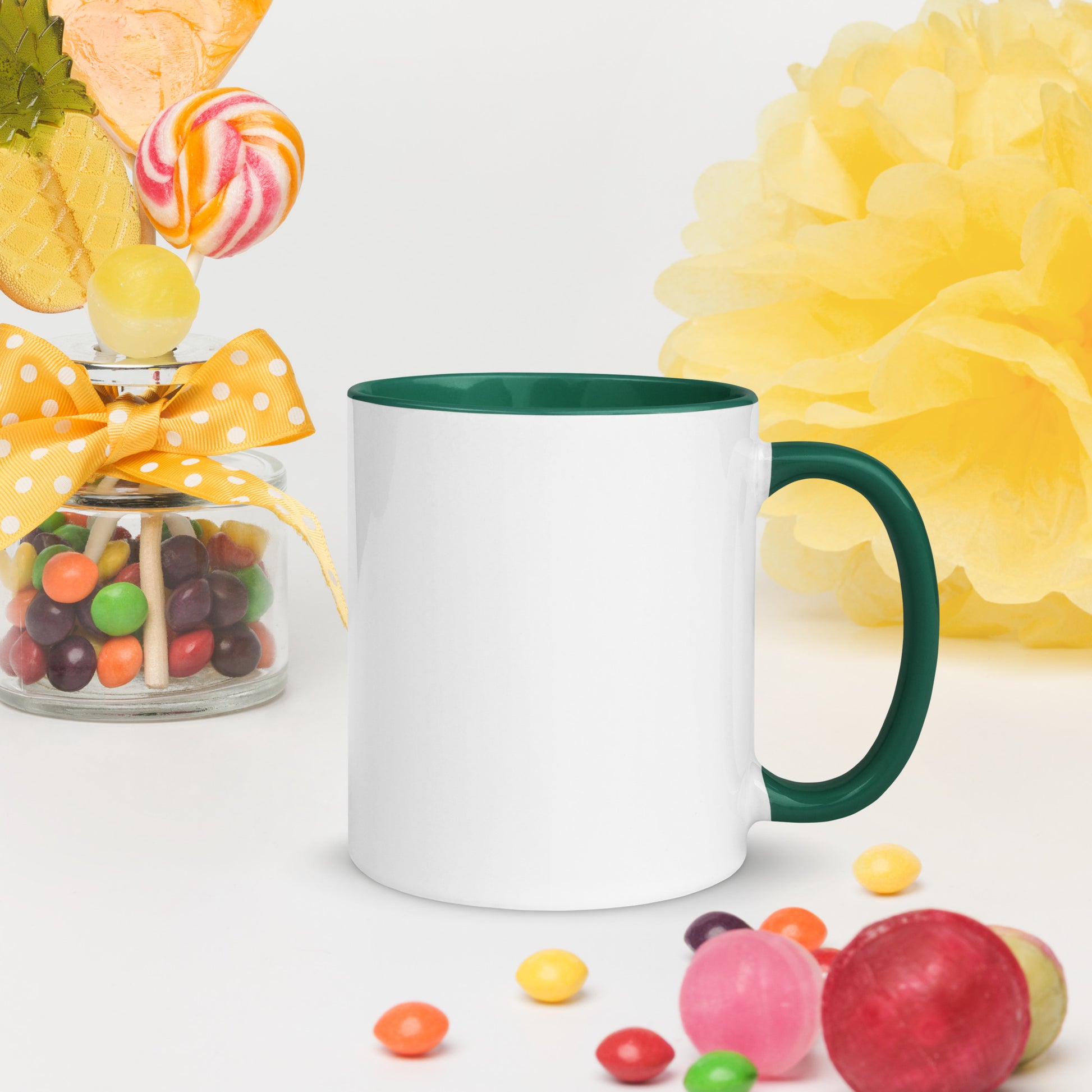 Mug with Color Inside - The Red Leopard Boutique 