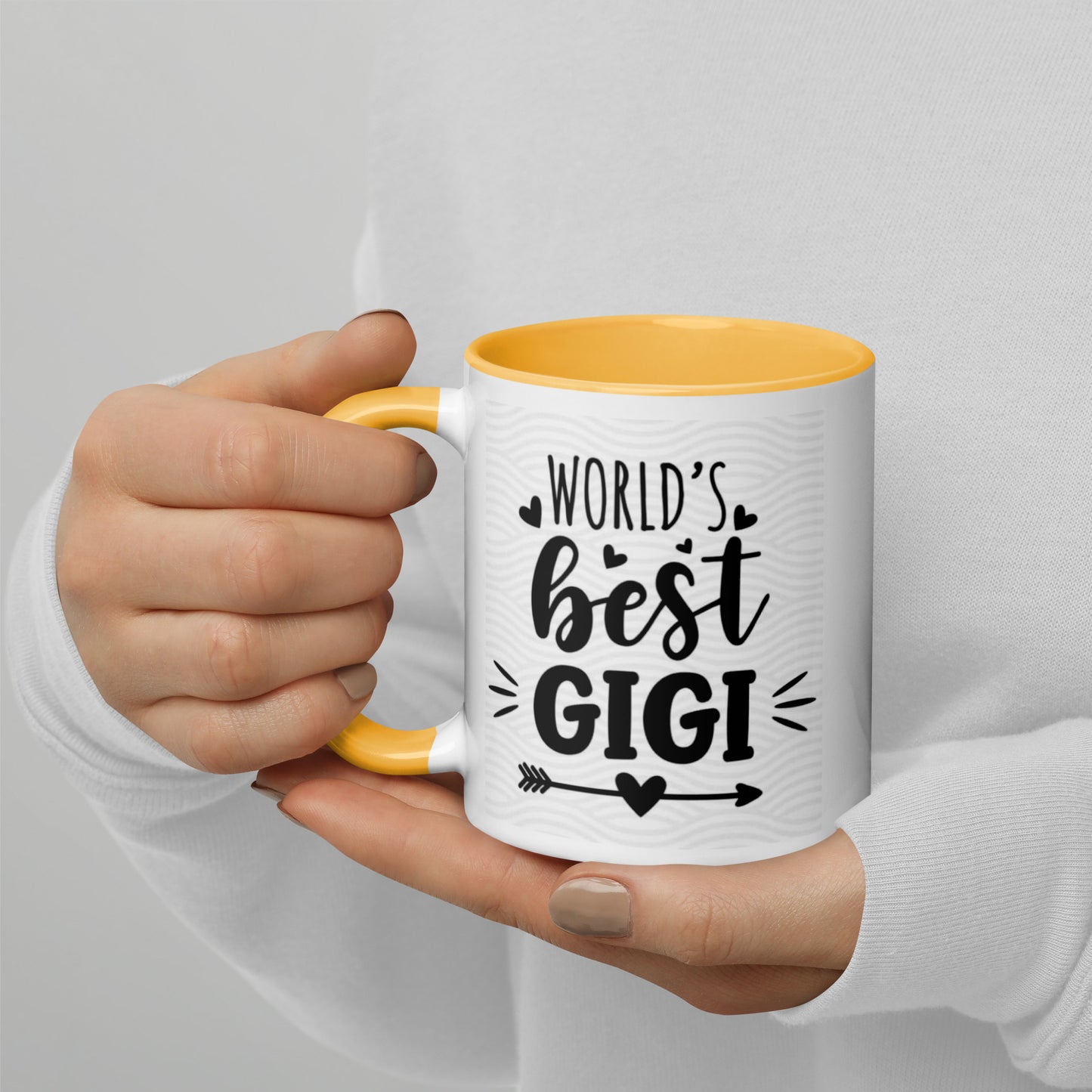 Worlds Best Gigi Mug with Color Inside - The Red Leopard Boutique 