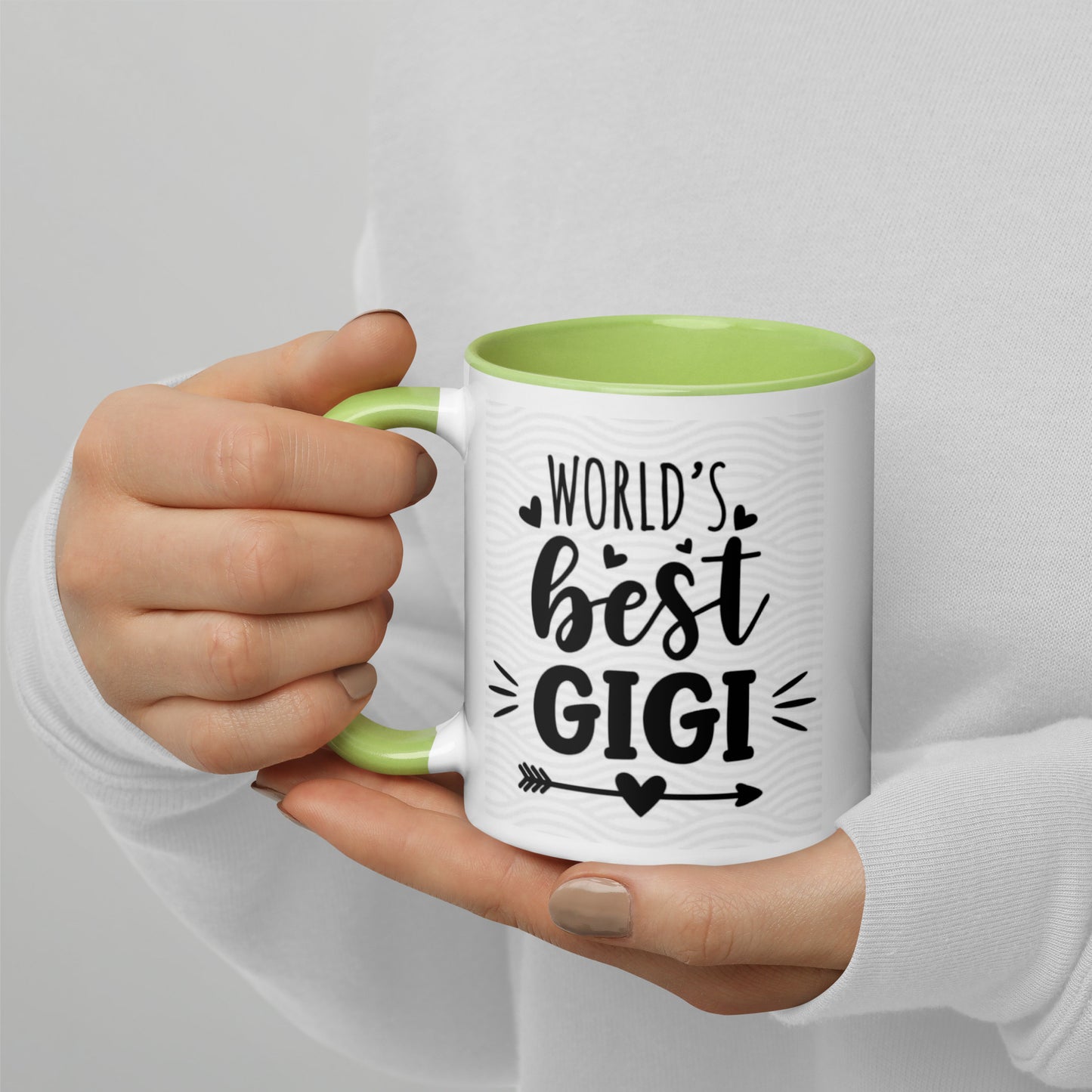 Worlds Best Gigi Mug with Color Inside - The Red Leopard Boutique 