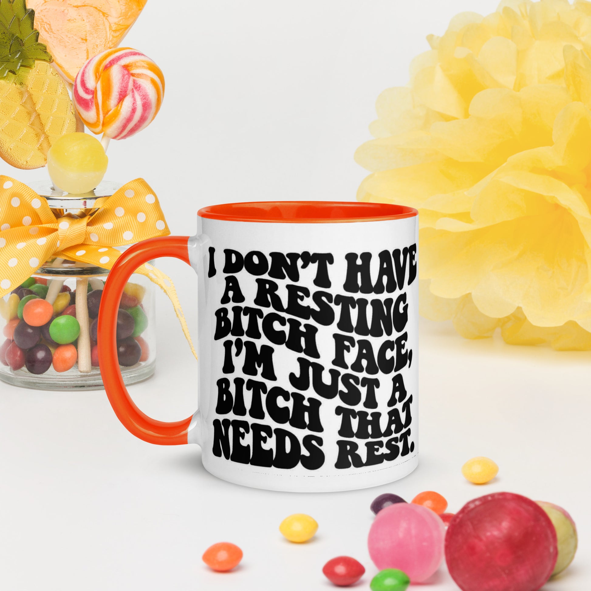 Mug with Color Inside - The Red Leopard Boutique 