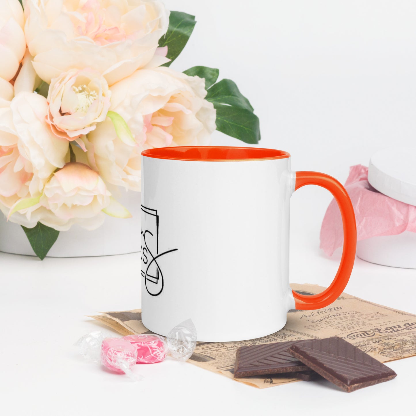 Mug with Color Inside - The Red Leopard Boutique 