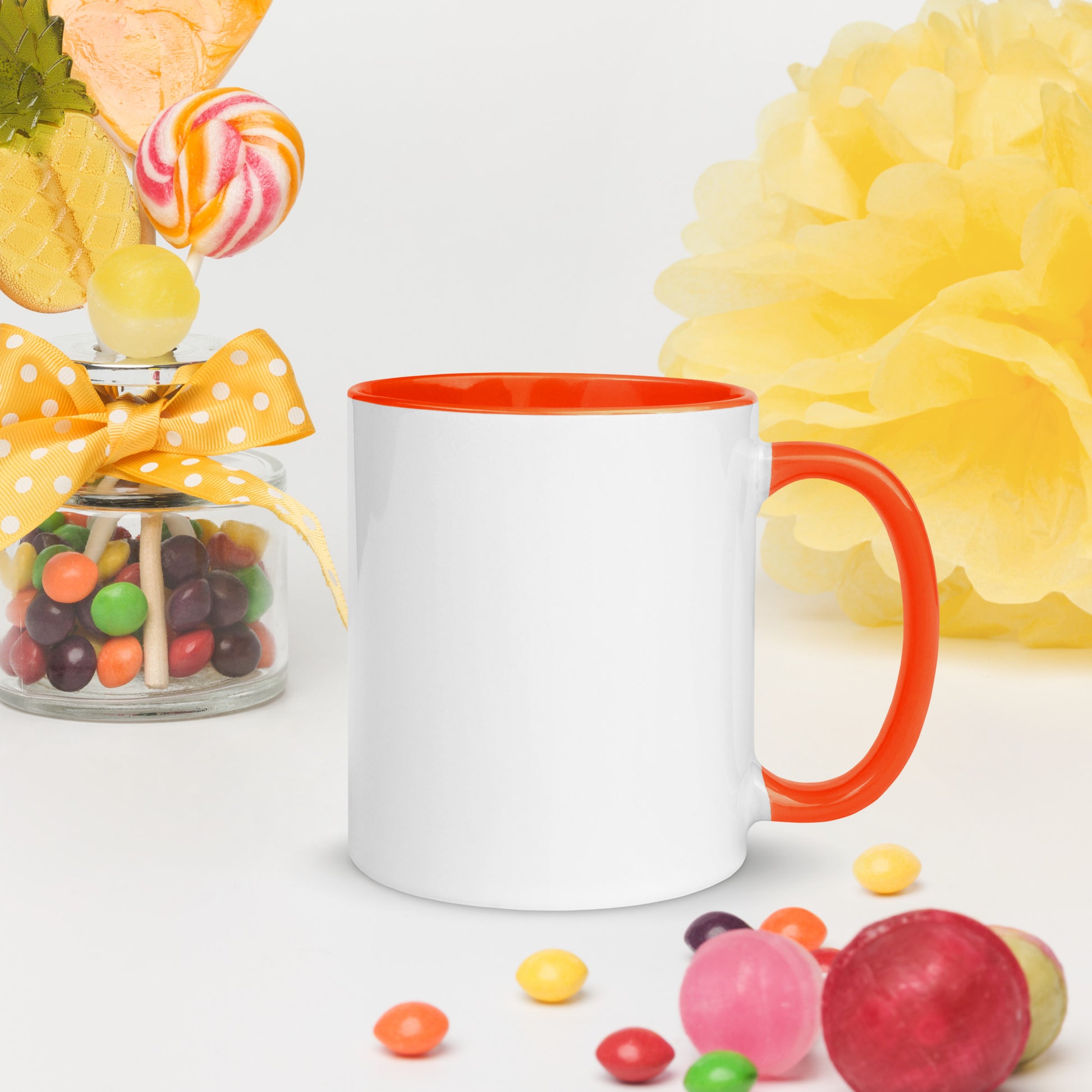 Mug with Color Inside - The Red Leopard Boutique 