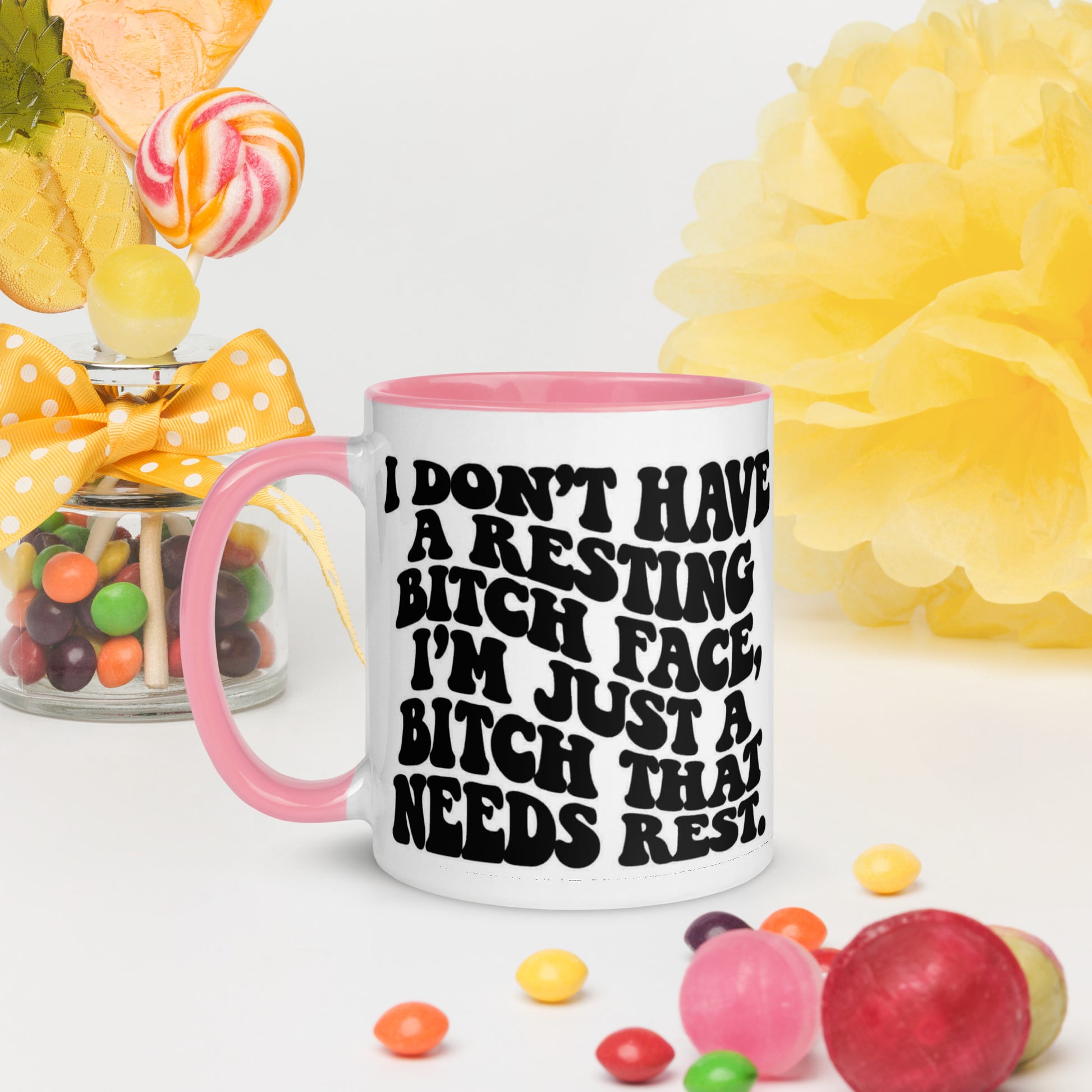 Mug with Color Inside - The Red Leopard Boutique 