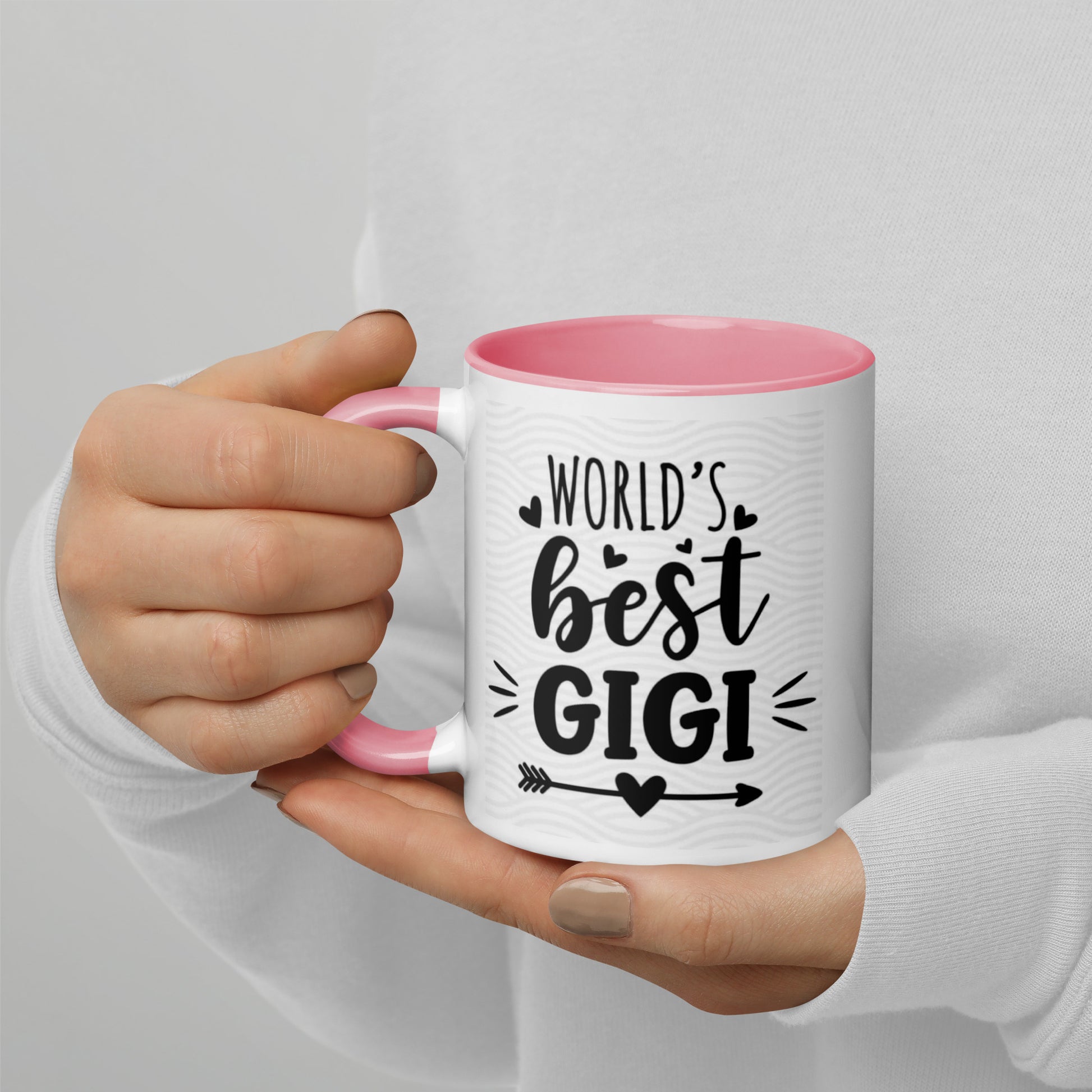 Worlds Best Gigi Mug with Color Inside - The Red Leopard Boutique 