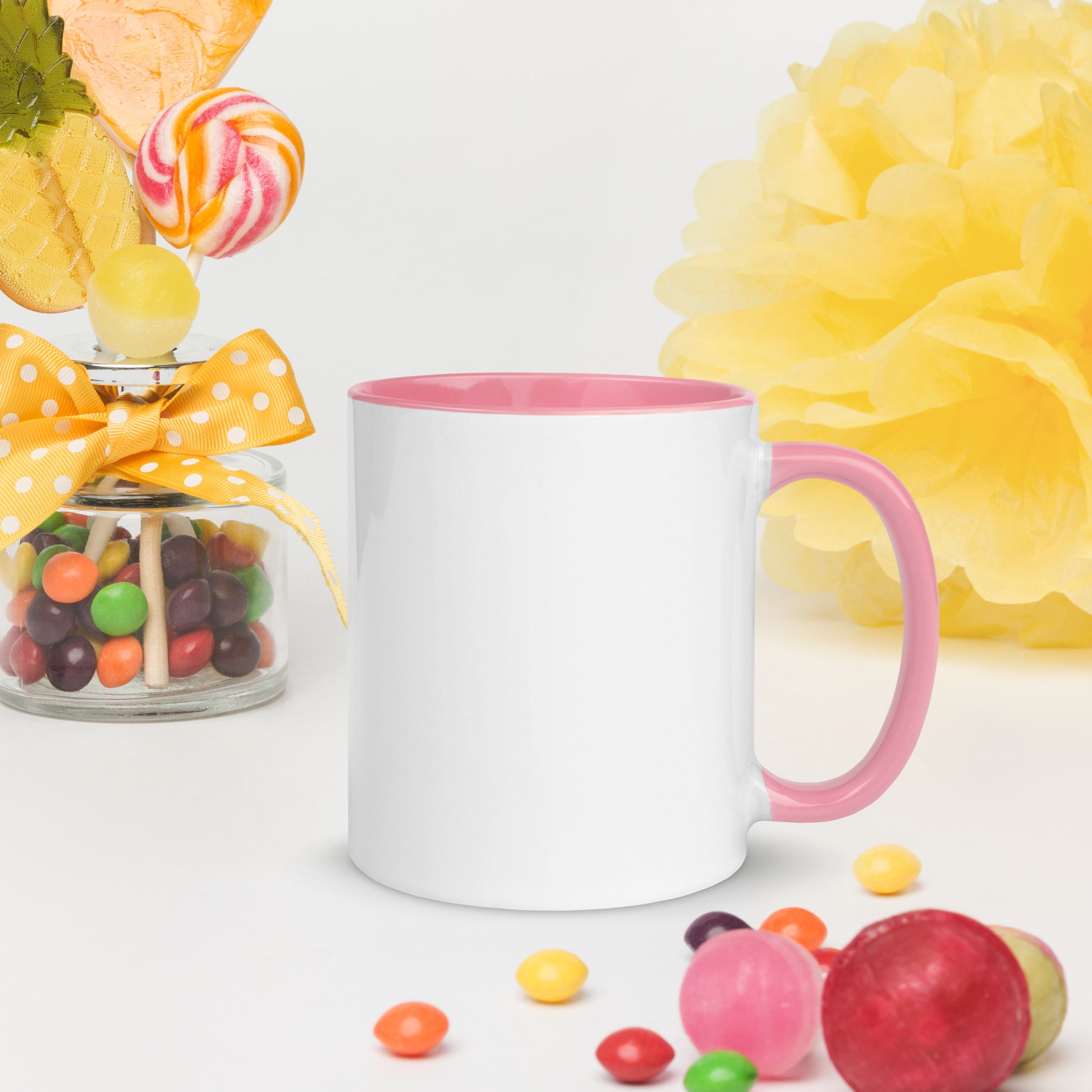 Mug with Color Inside - The Red Leopard Boutique 