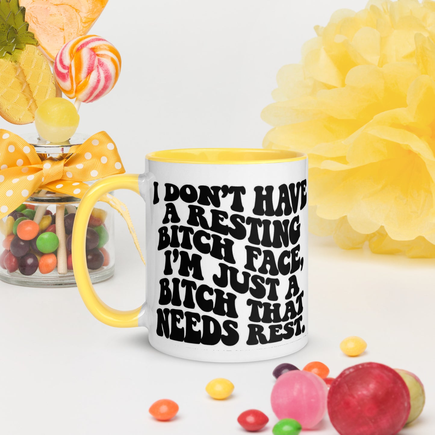 Mug with Color Inside - The Red Leopard Boutique 