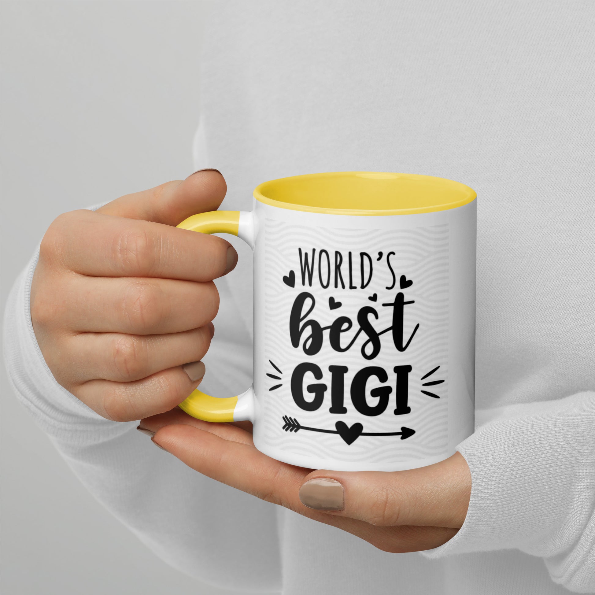 Worlds Best Gigi Mug with Color Inside - The Red Leopard Boutique 