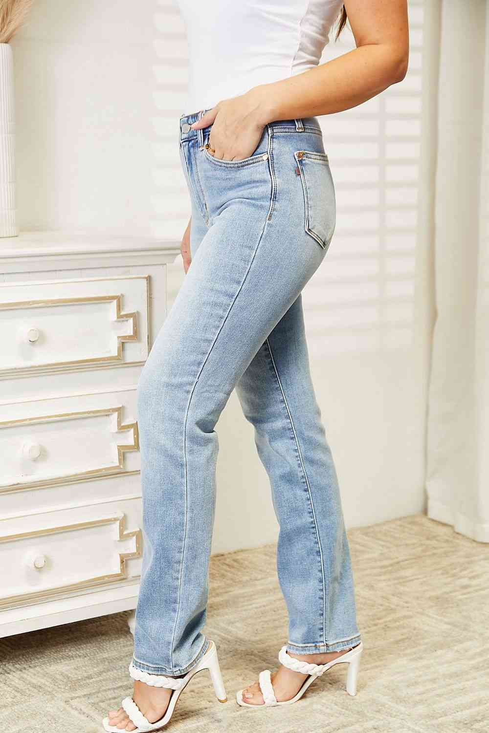 Judy Blue Full Size High Waist Jeans - The Red Leopard Boutique 