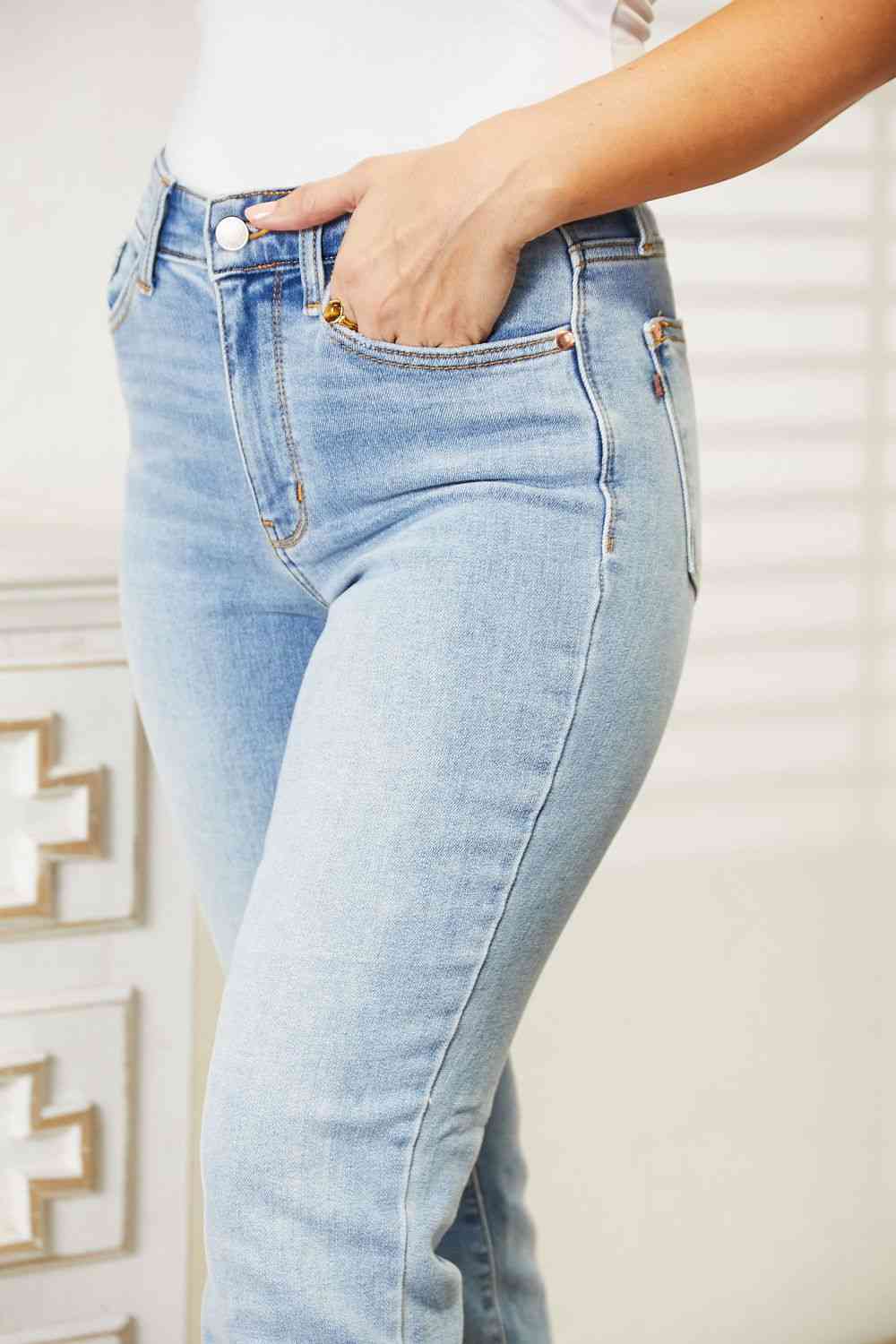 Judy Blue Full Size High Waist Jeans - The Red Leopard Boutique 