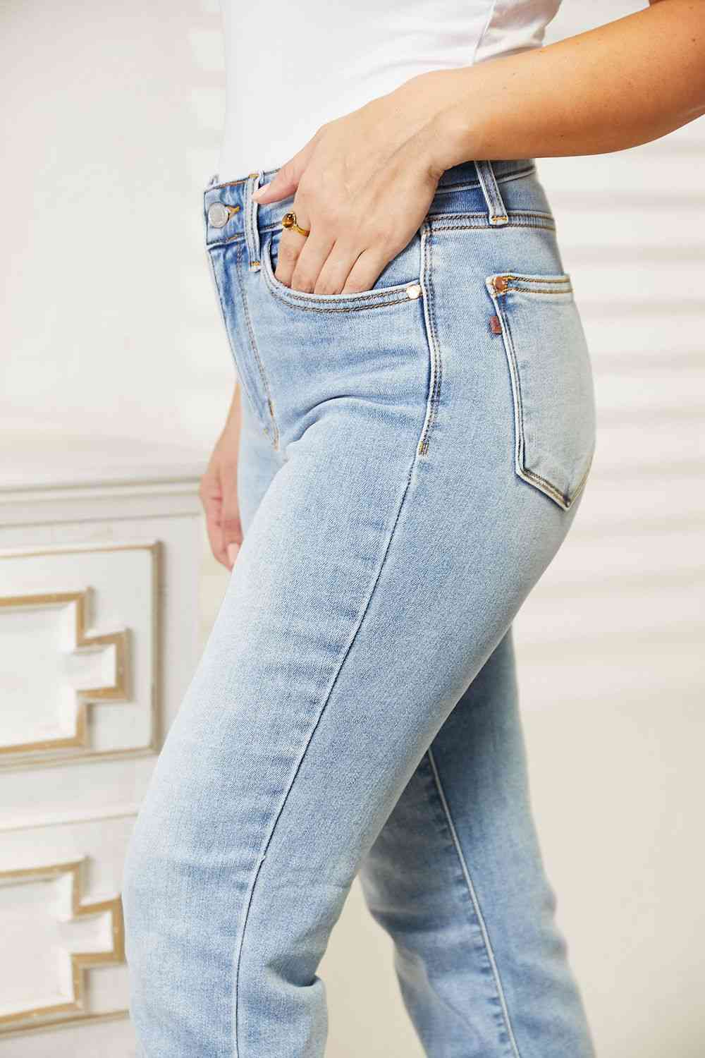 Judy Blue Full Size High Waist Jeans - The Red Leopard Boutique 