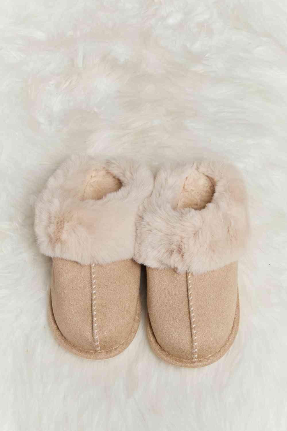 Melody Fluffy Indoor Slippers - The Red Leopard Boutique 