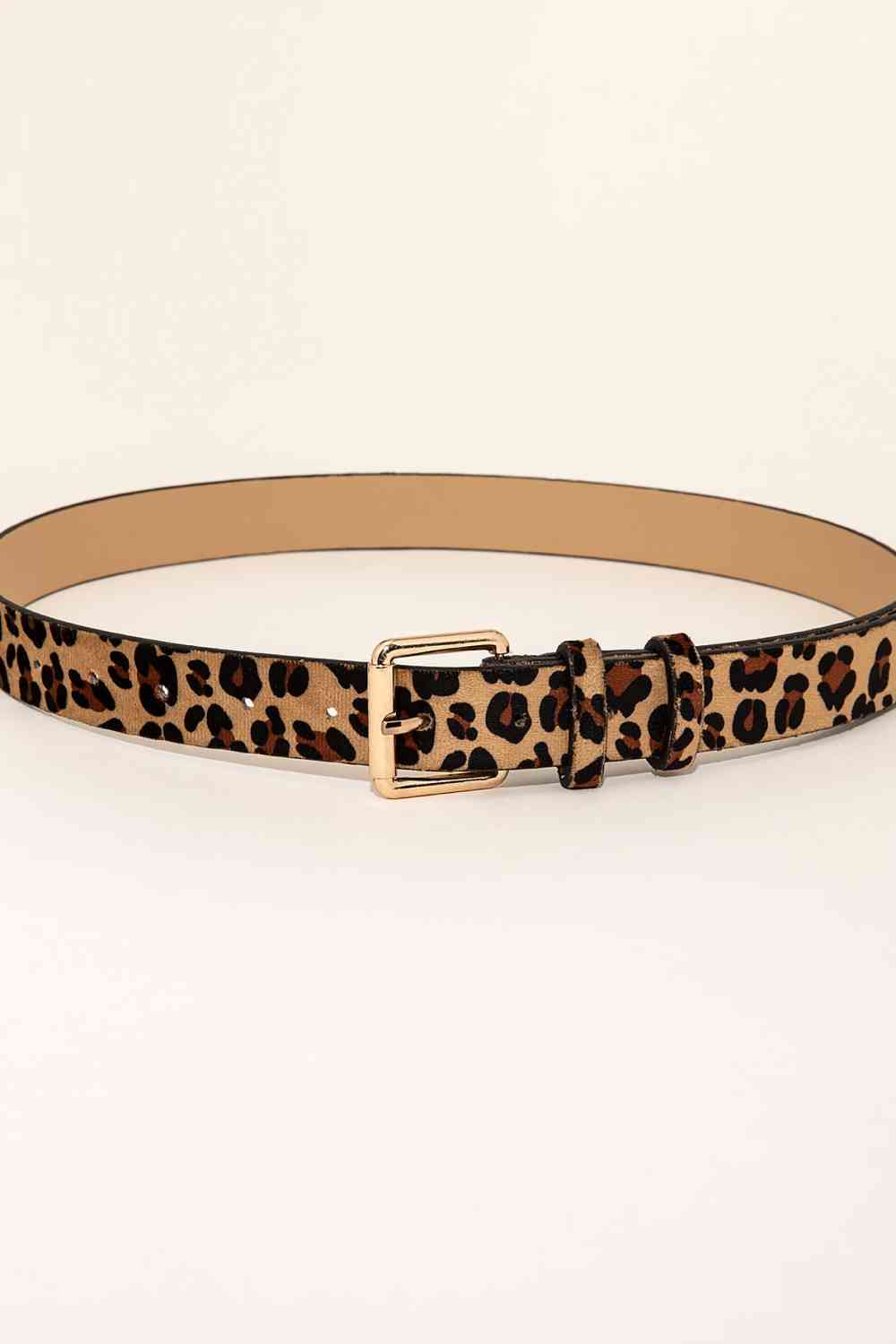 Leopard PU Leather Belt - The Red Leopard Boutique 