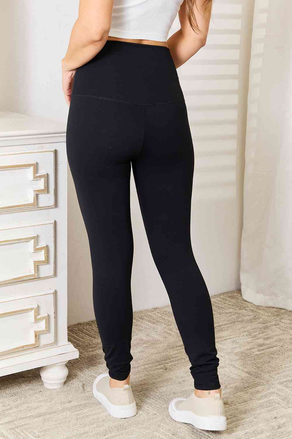 Basic Bae Ultra Soft High Waist Sports Leggings - The Red Leopard Boutique 