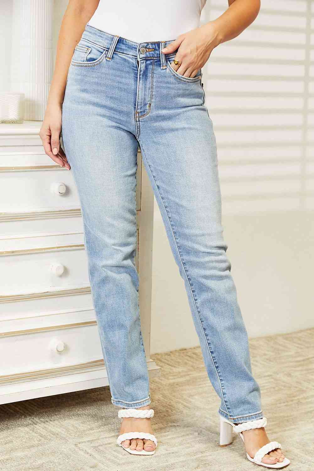 Judy Blue Full Size High Waist Jeans - The Red Leopard Boutique 