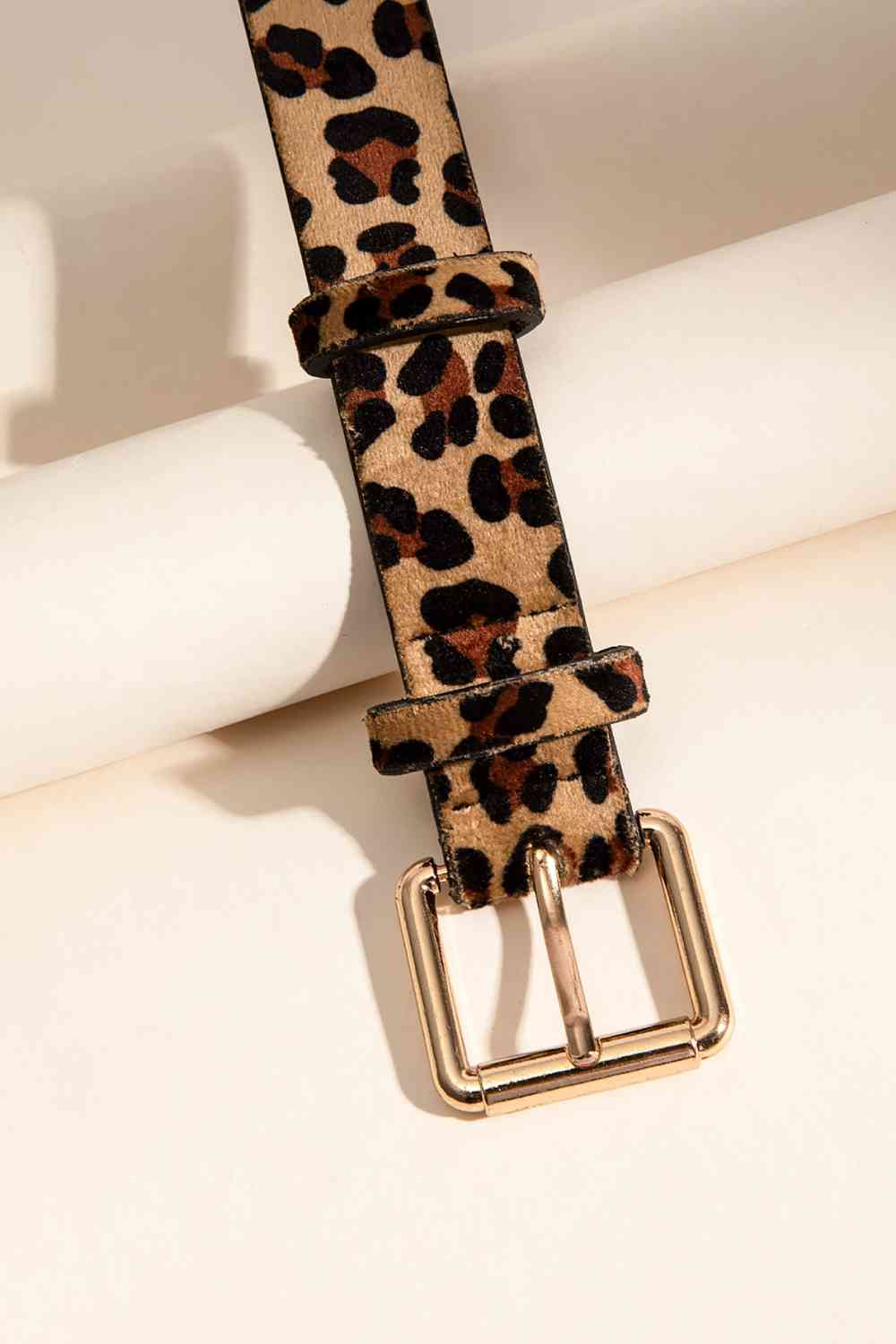 Leopard PU Leather Belt - The Red Leopard Boutique 