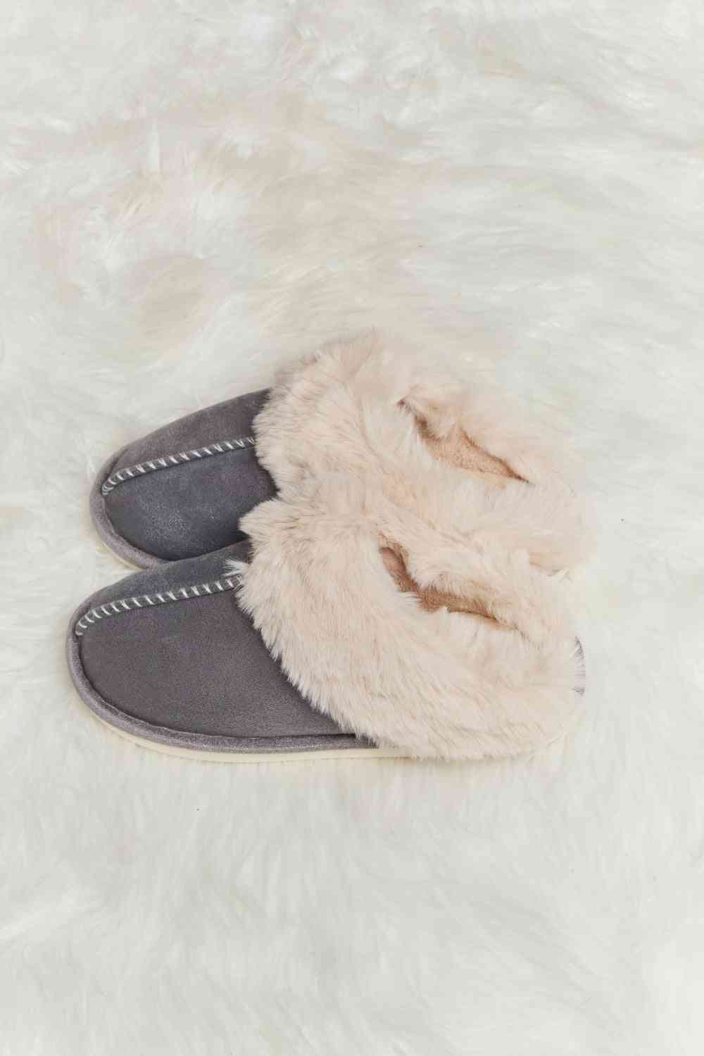 Melody Fluffy Indoor Slippers - The Red Leopard Boutique 