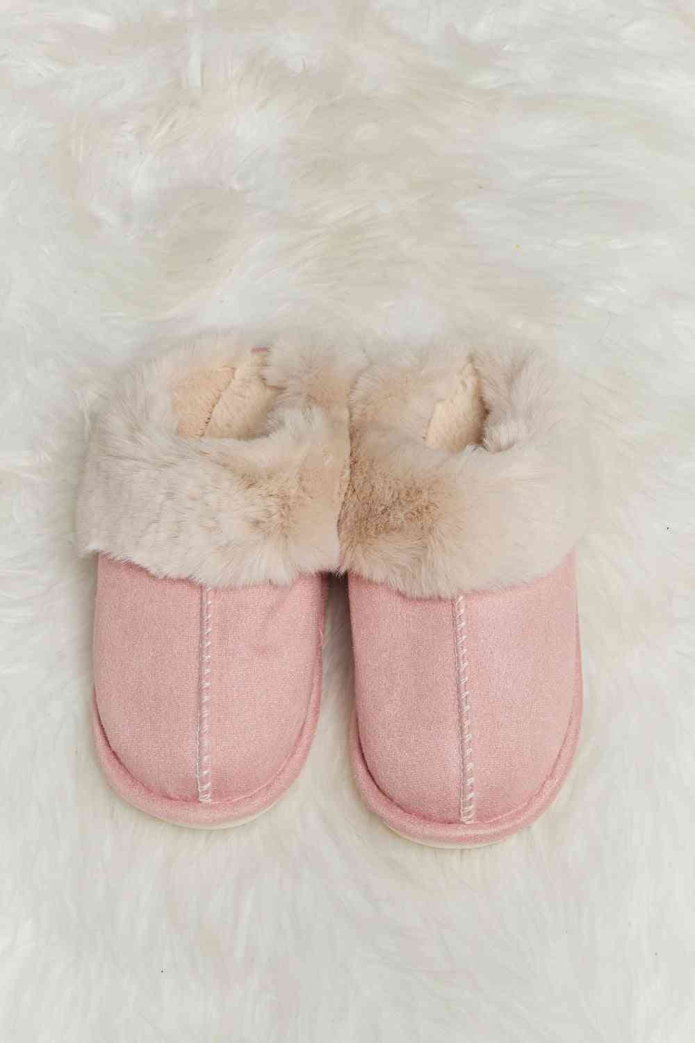 Melody Fluffy Indoor Slippers - The Red Leopard Boutique 