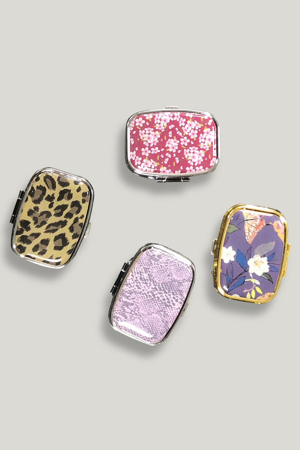 Random 4-Piece Metal Pill Cases